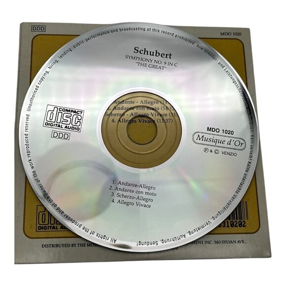 Musique d'Or Bach & Schubert Classical Music CD Set Compact Disc - Picture 8 of 9